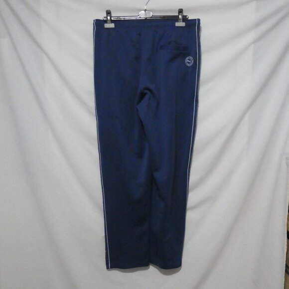 PUMA | xl - extra large | Blue Exercise / Track Pants With White Stripe Sides - Picture 2 of 15
